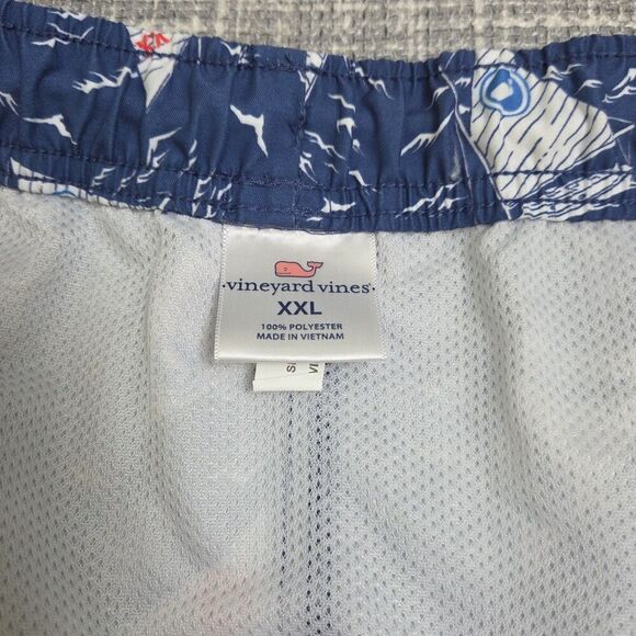 Vineyard Vines Board Shorts Swim Sailboat Pattern Mesh Lined Men's XXL SEE DESC - Picture 4 of 9